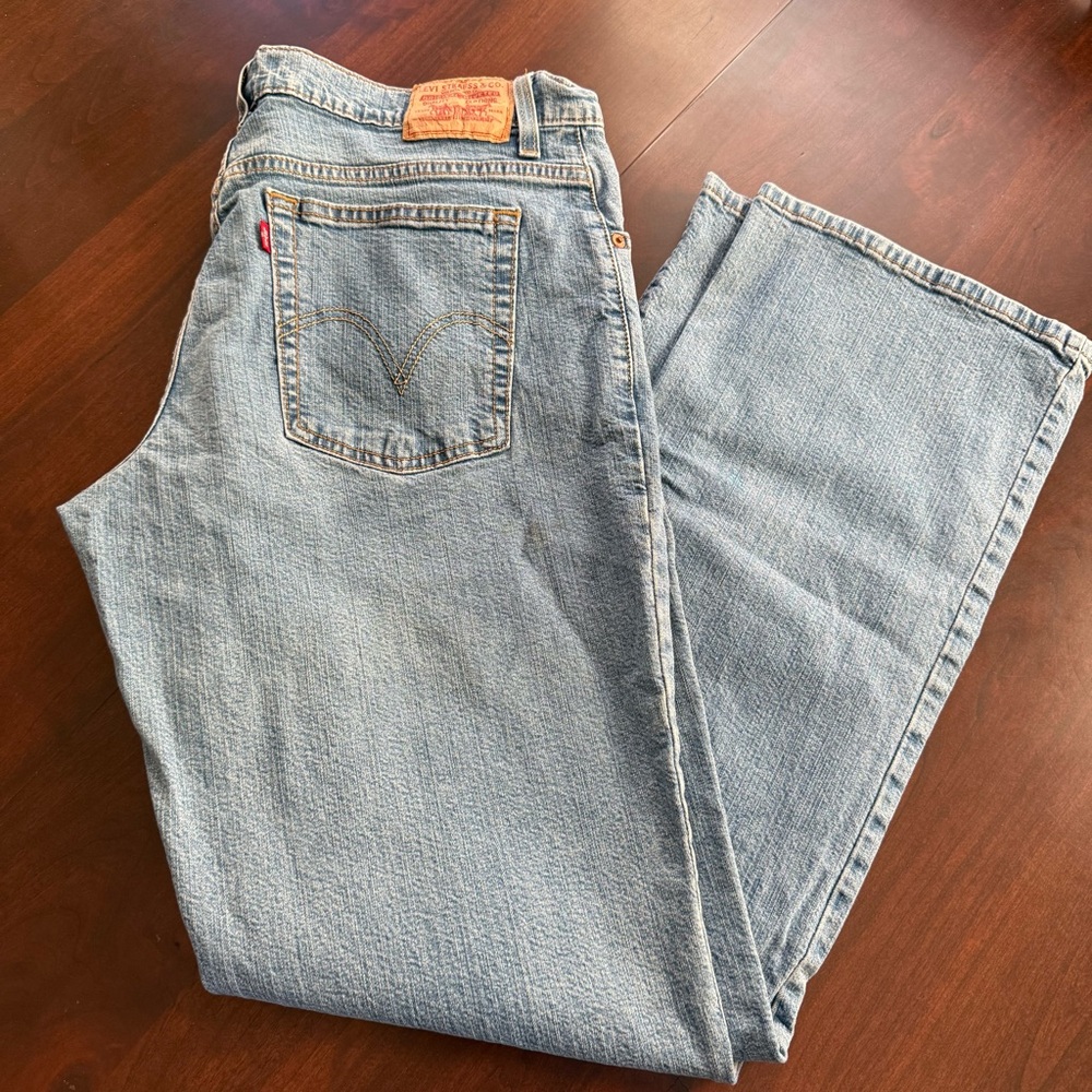 LEVIS 550 Classic Relaxed Bootcut Women’s Jeans Size 14 L y2k